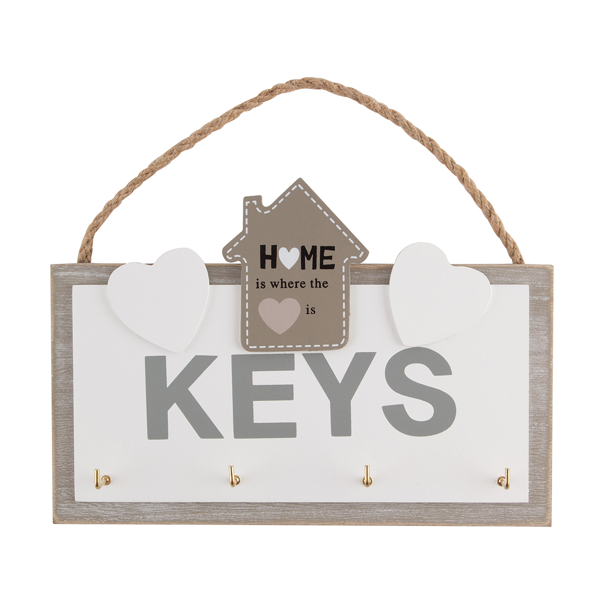 Ключница 4 крючка, подвесная (1/24) "волшебная страна"