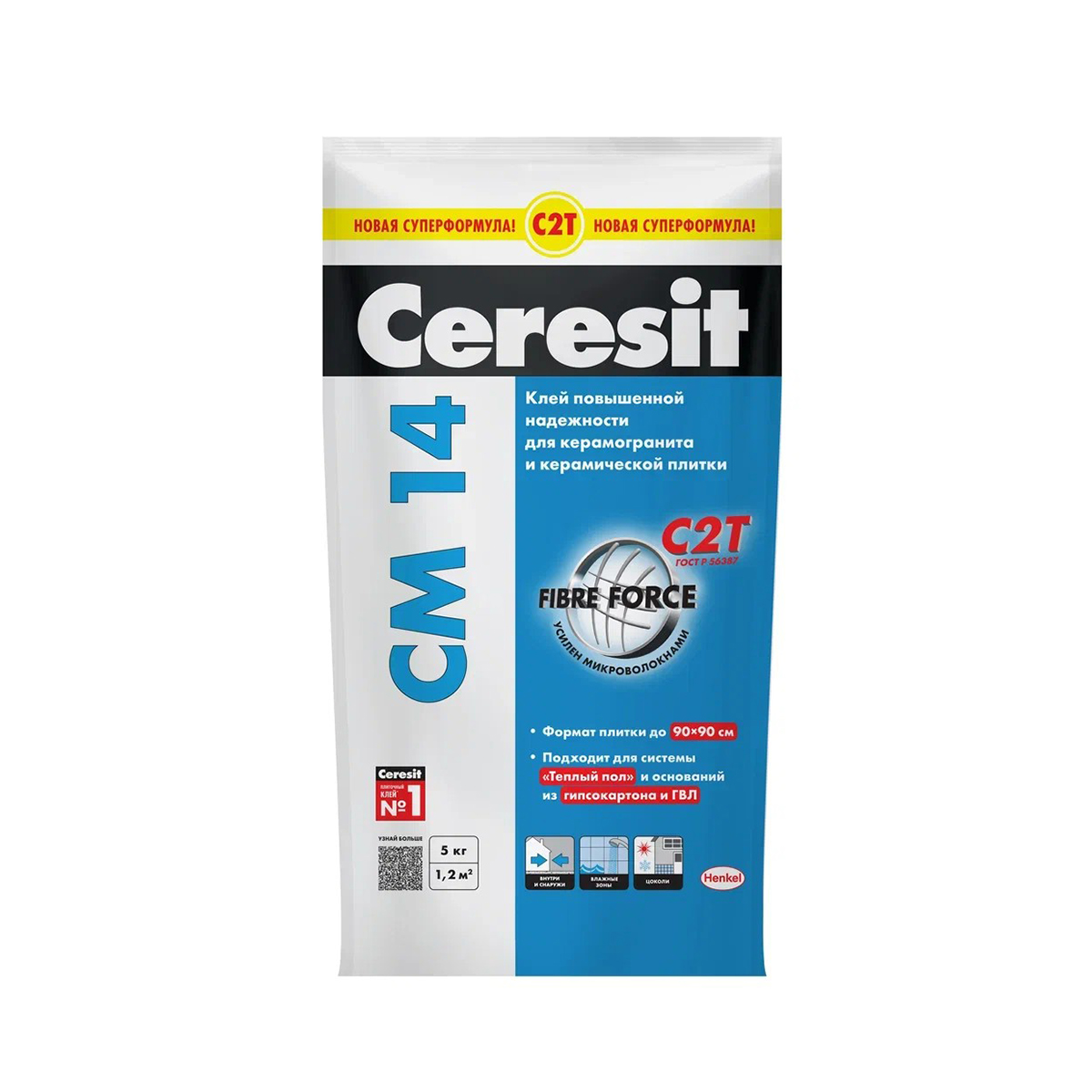 Клей для плитки для внутр. и наруж. работ cm 14   5 кг (4) "ceresit"