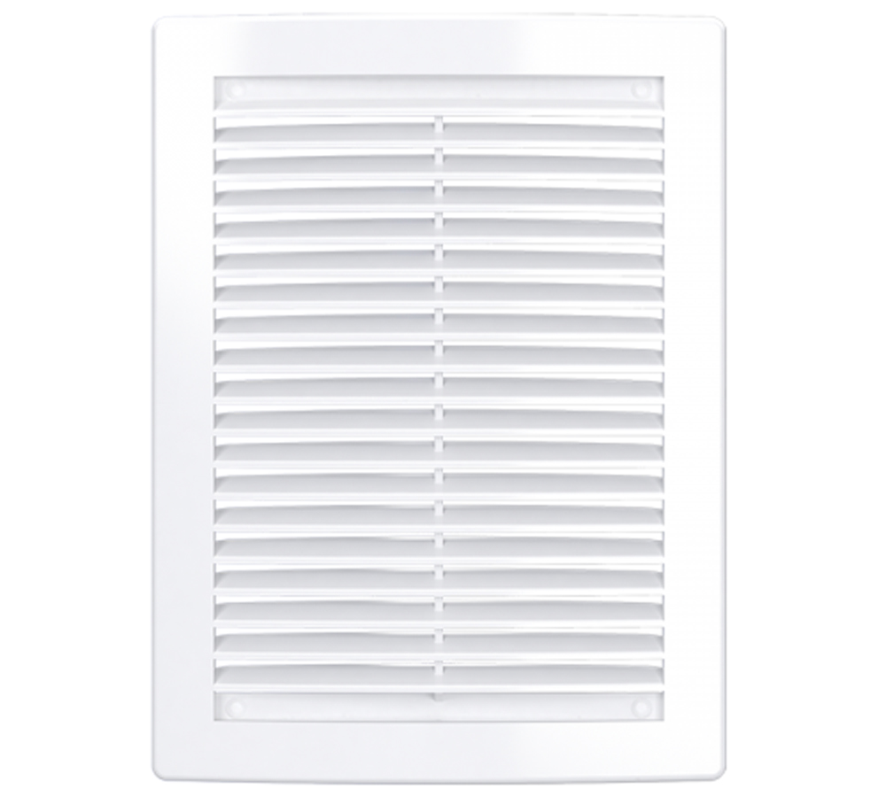 Решетка вентиляц. цилиндрическая с сеткой 180 х 250 мм пласт. (1/60) "эра"  1825рц