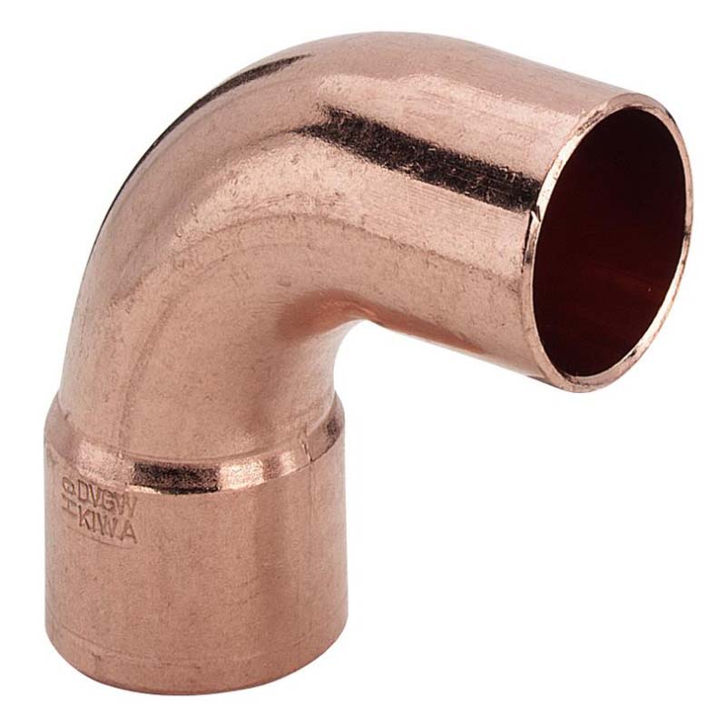 Отвод однораструбный 90° VIEGA пайка 64 мм медный