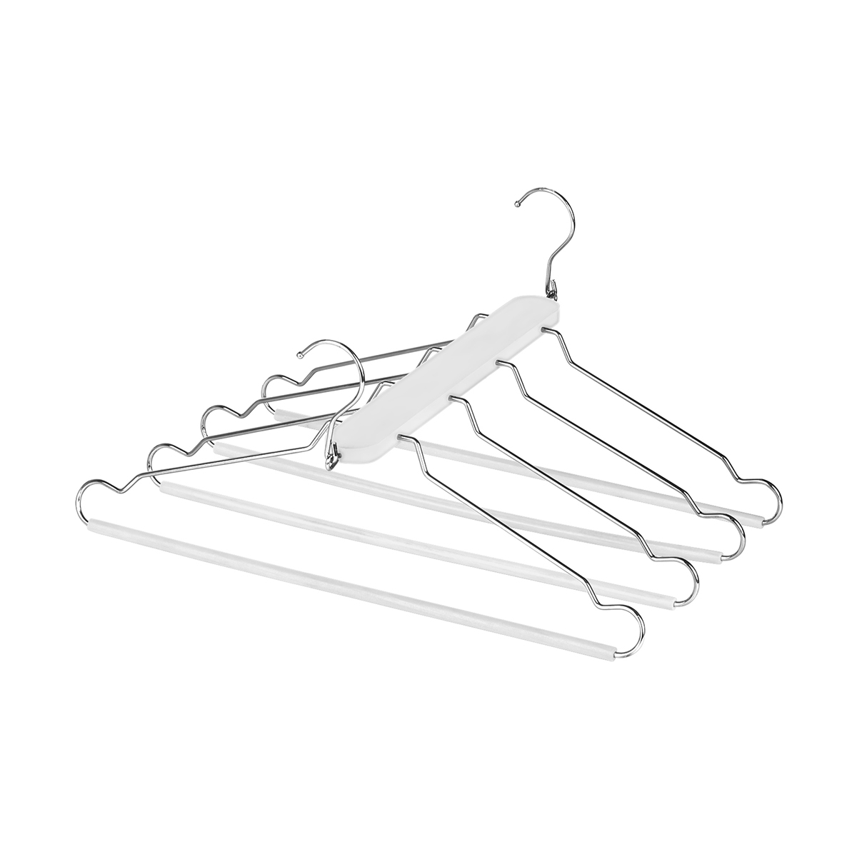 Вешалка-трансформер "japanese" 4-х уровневая, белая (1/24) "valiant" jw-18082