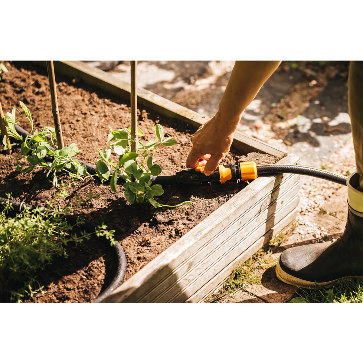 Шланг для капельного полива 15 м (1/2) "fiskars" 1025935