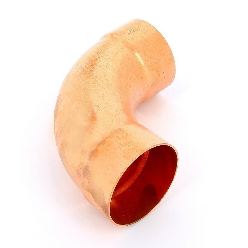 Отвод двухраструбный 90° VIEGA пайка 89 мм медный