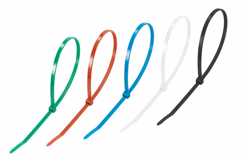 Хомуты нейлон 4,8 х 400 мм (набор 25 шт.), разноцветные (1/10/250) "rexant" 07-0408-25