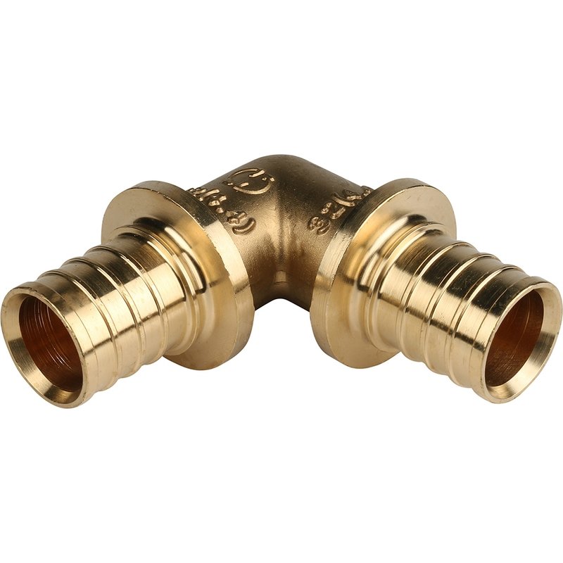 Угольник 90° 16 мм аксиальный для труб PE-X STOUT