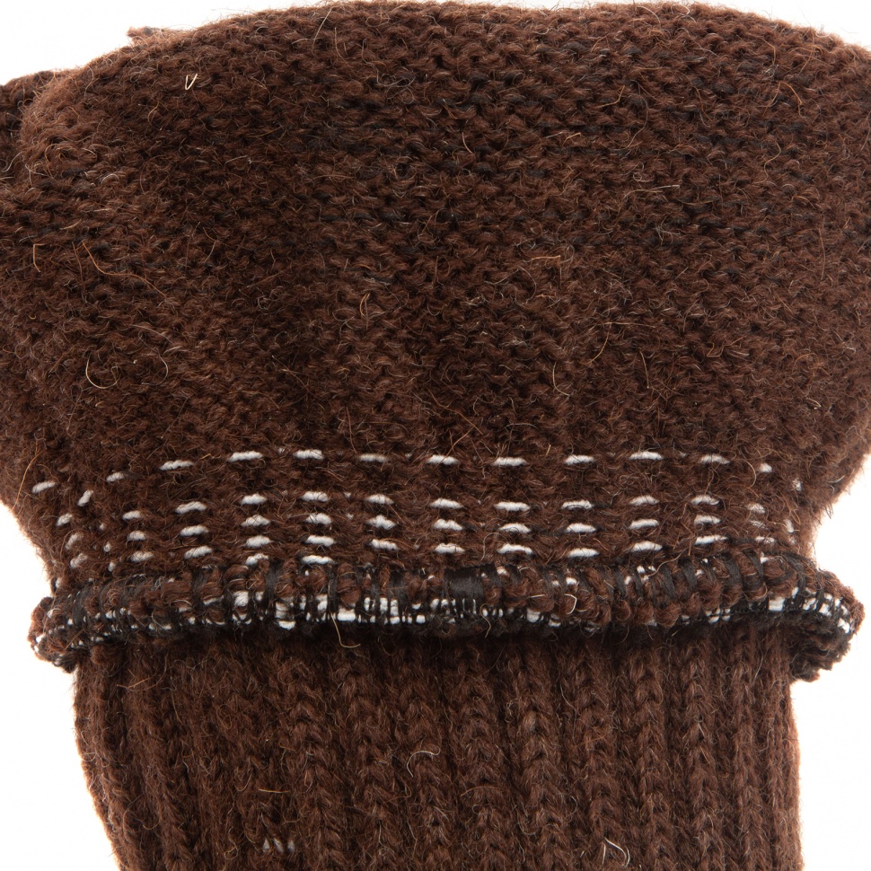 Перчатки трикотажные, двойные, верблюжья и овечья шерсть, ПВХ покрытие, Сибртех (68635)