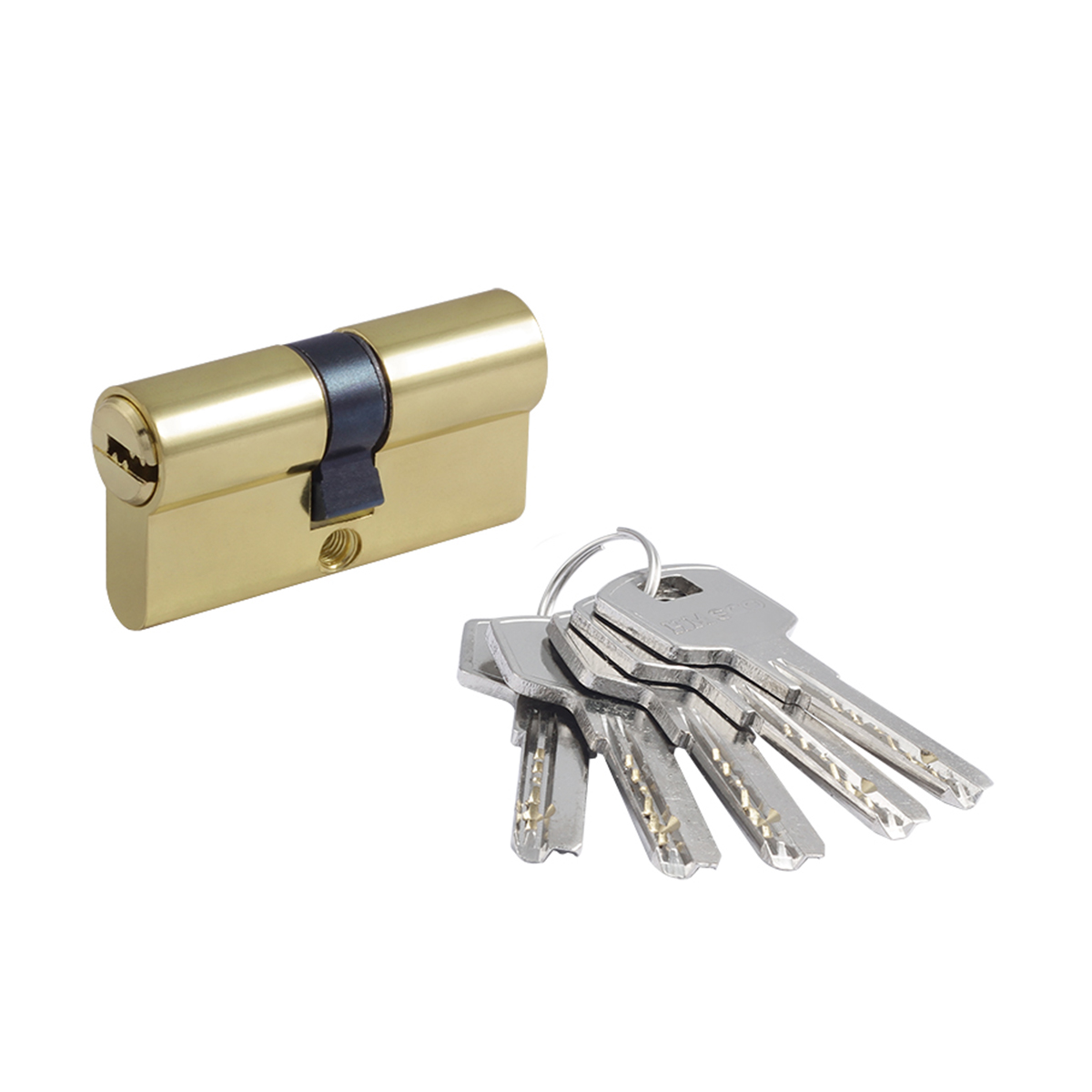 Цилиндров. механизм есо-std z лп-60 (30-30) (ключ/ключ) золото (1/10/80) "нора-м"