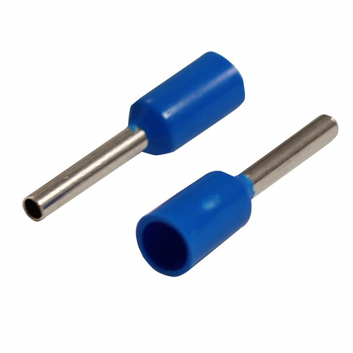Наконечники штыревые втулочные изолиров. ншви 0.75-8  упак. 10 шт (синие) (1/10) "rexant" 06-0404-a