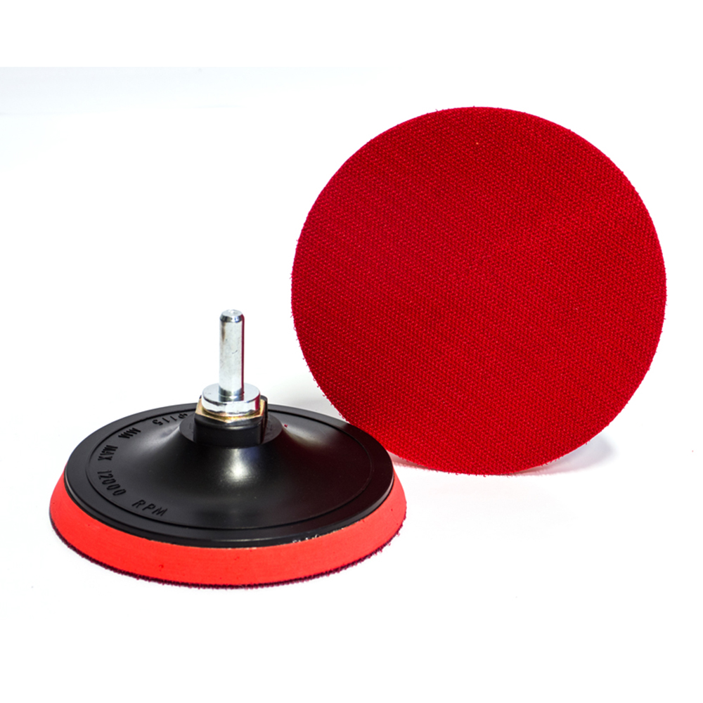 Насадка для дрели и ушм с липучкой d=125 мм (1/100) "кедр" 064-0125