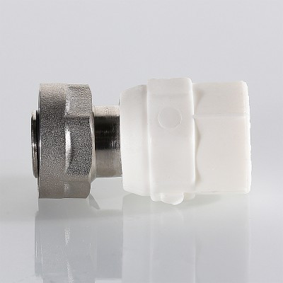 Муфта комб. ЕК 20 х 3/4" (ВР) полипропилен PP-R под пайку VALTEC белая