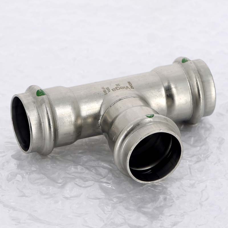 Тройник пресс 28 нержавеющая сталь Sanpress Inox VIEGA