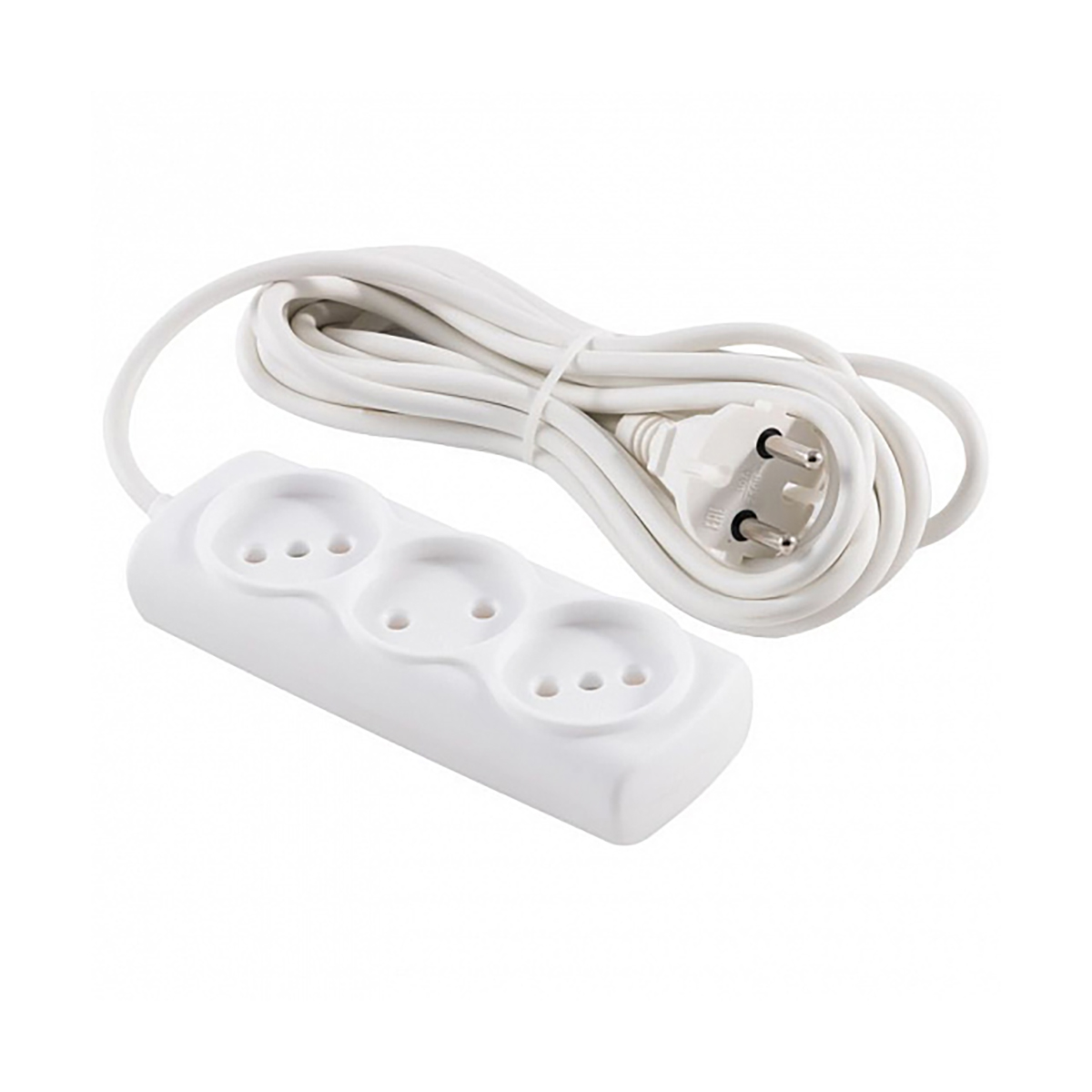 Удлинитель "engy премиум"  5 м, 3 розетки (пвс 2 х 0,75) белый (1/35)