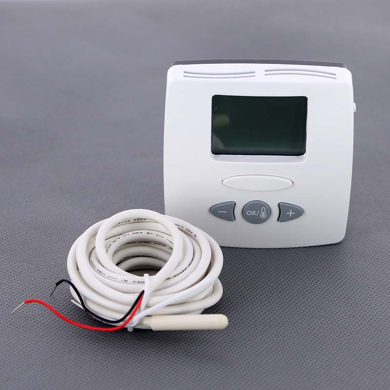 Термостат комнатный WATTS WFHT-LCD электронный 24 В, NO/NC сервопривод, датчик пола