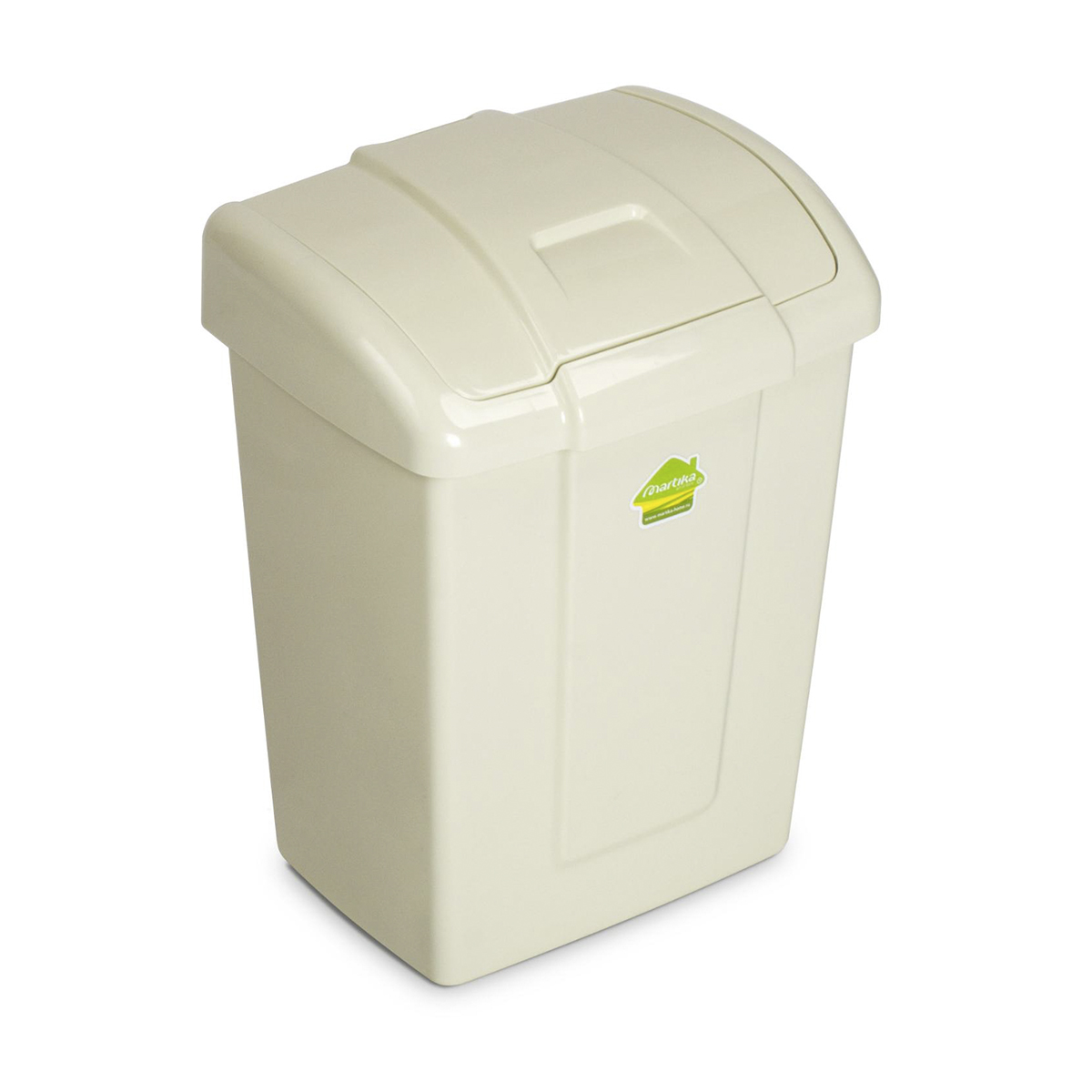 Контейнер для мусора  9 л "форте" (слоновая кость) (1/8) "мартика" с340слк