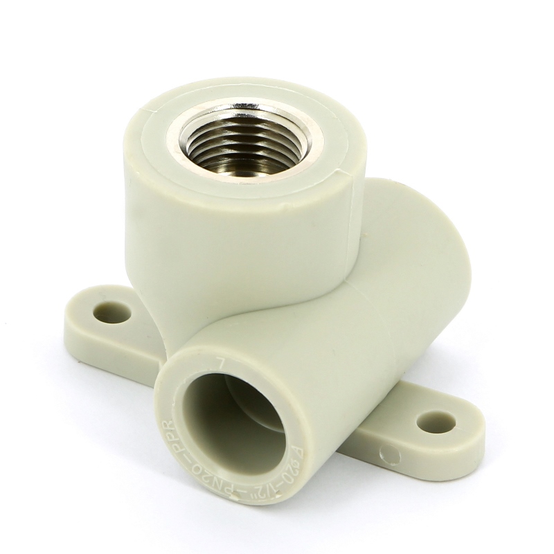 Водорозетка проходная комб. 20 х 1/2" (ВР) PP-R FV-PLAST серый