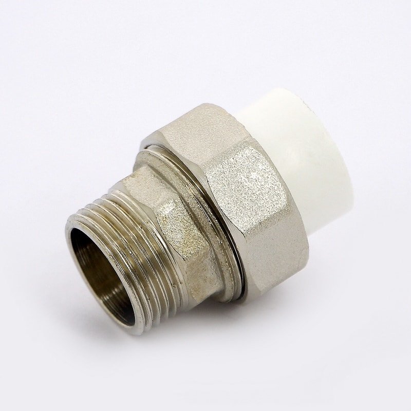 Муфта разборная 20 х 3/4" (НР) PRO AQUA полипропиленовая PP-R