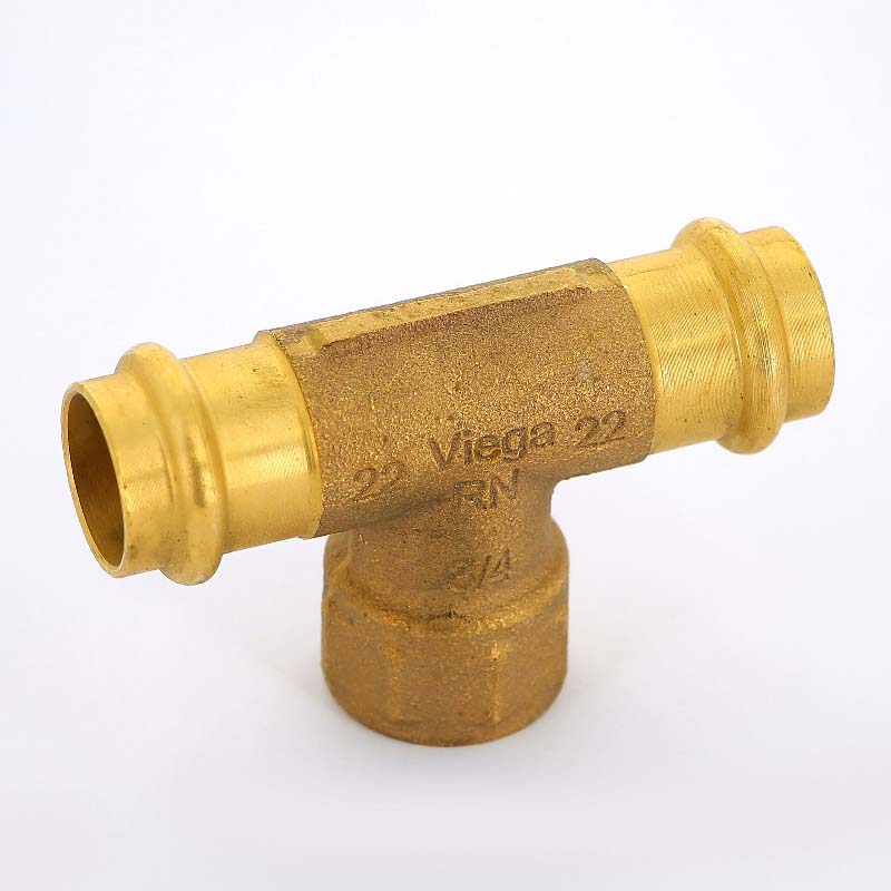 Тройник пресс-В 22х3/4'x22 Sanpress VIEGA