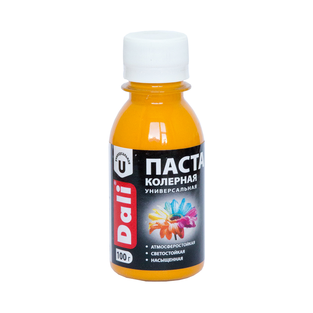 Паста колерн. универс. "dali" золотисто-желтая 0,1 кг (8/48) "рогнеда"