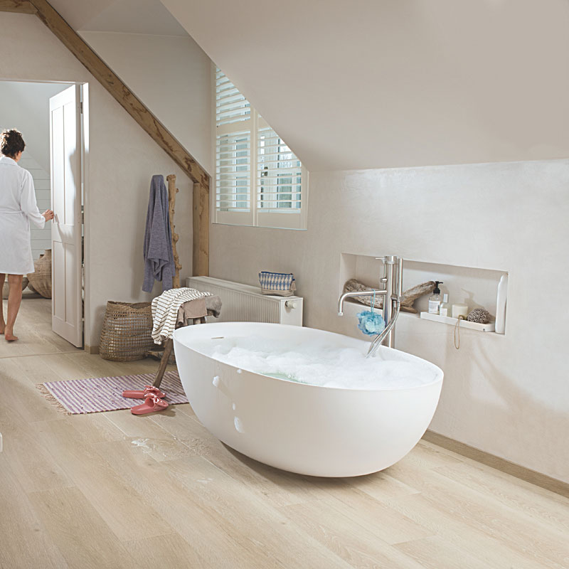 ПВХ-плитка Quick-Step Alpha Vinyl Medium Planks AVMP 40080 Дуб морской бежевый