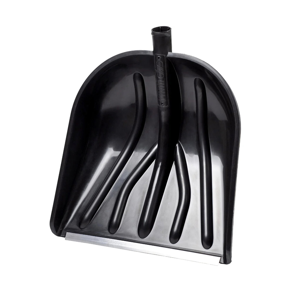 Лопата снег. пласт. "купец" (ковш) 410 х 460 мм (10) с мет. пластиной "цикл"