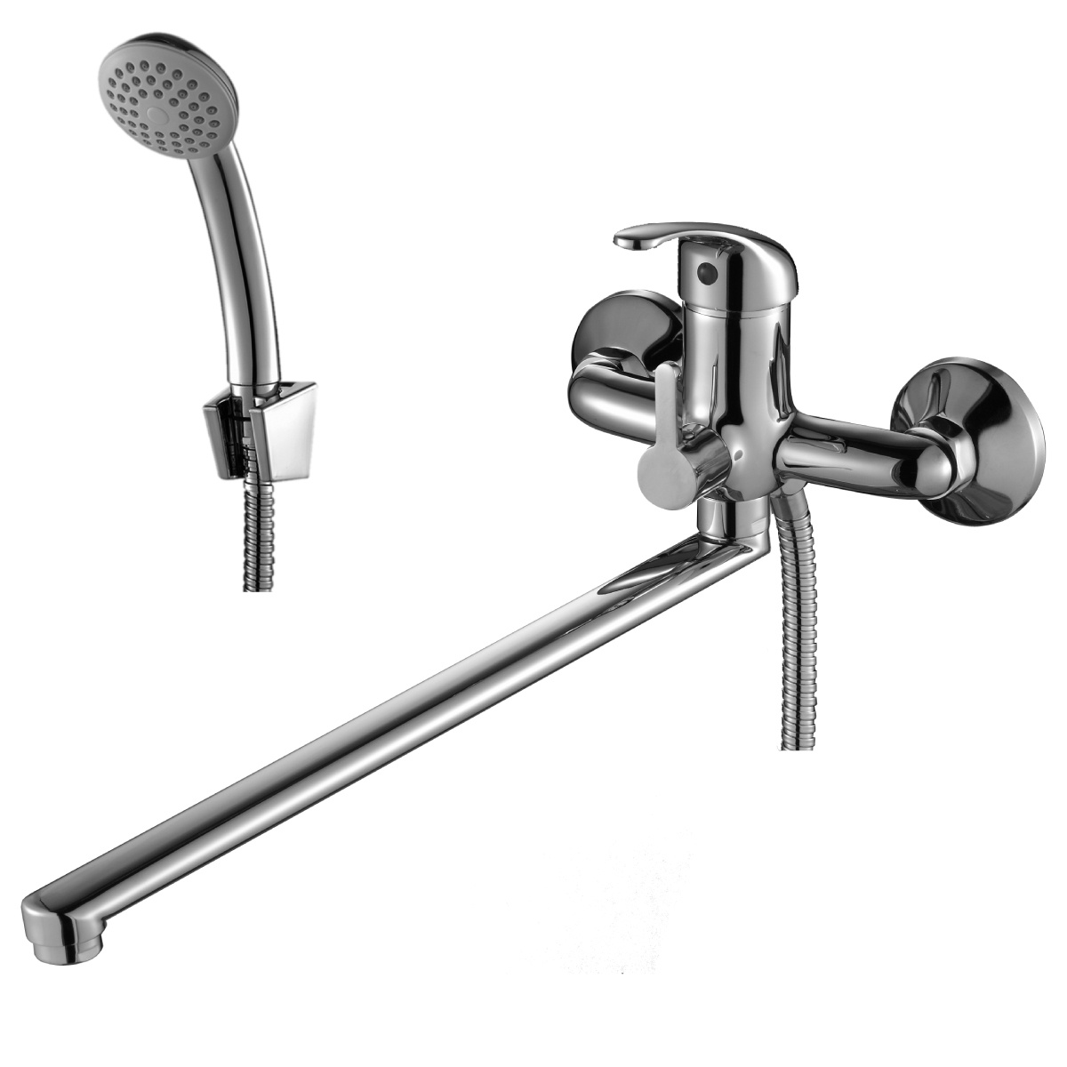 Смеситель для ванн  a35-32  длинный плоский излив (1/12) "rossinka"