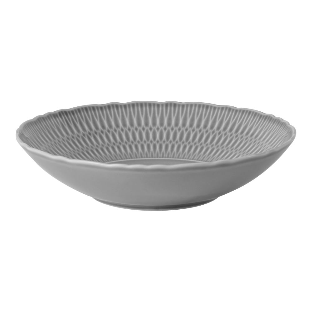 Тарелка суповая "sofia" серая глазурь 22 см (1/6/36) "cmielow" 0881490 sofia lb01