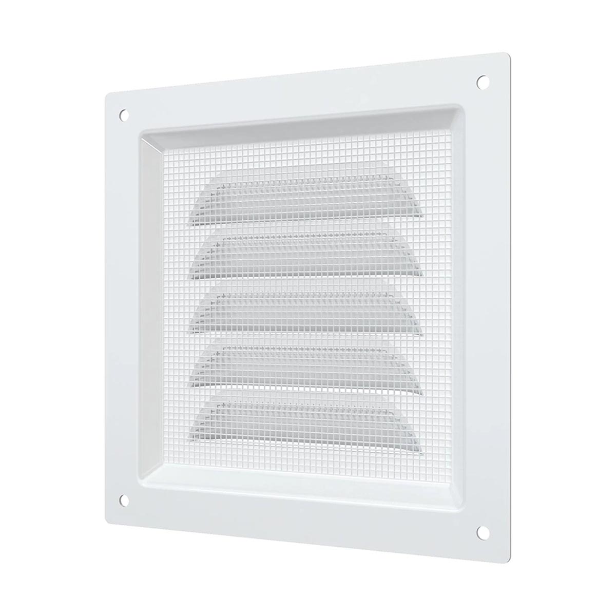 Решетка вентиляц. с сеткой 125 х 125 мм метал. (1/100) "эра" 1212мэ