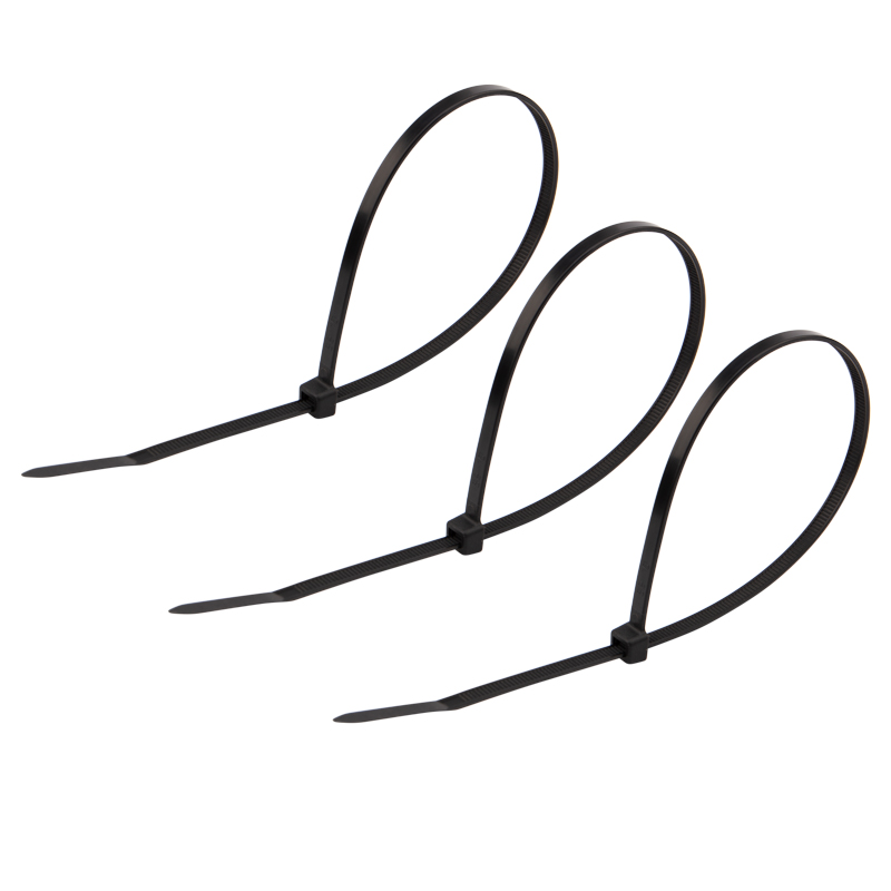 Хомуты нейлон 4,8 х 300 мм (набор 500 шт.), черные (1/20) "rexant" 07-1303-05