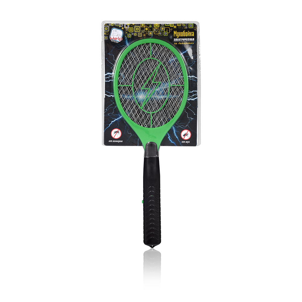 Мухобойка электрическая на батарейках (1/24) "help" 80400