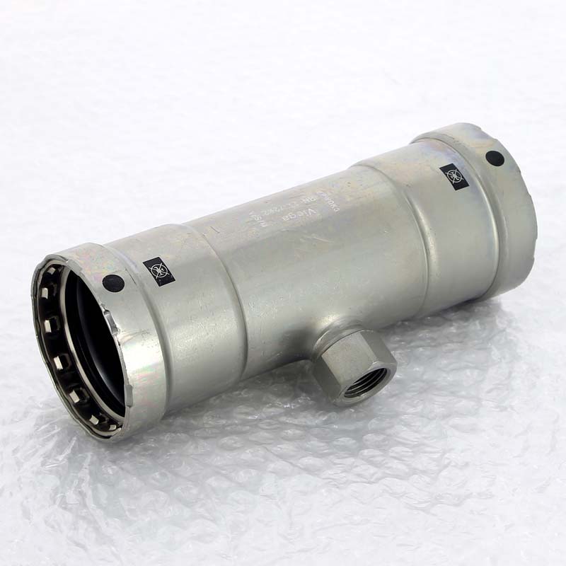 Тройник пресс-В оцинкованная сталь Megapress VIEGA 2" х Rp 1/2" х 2"