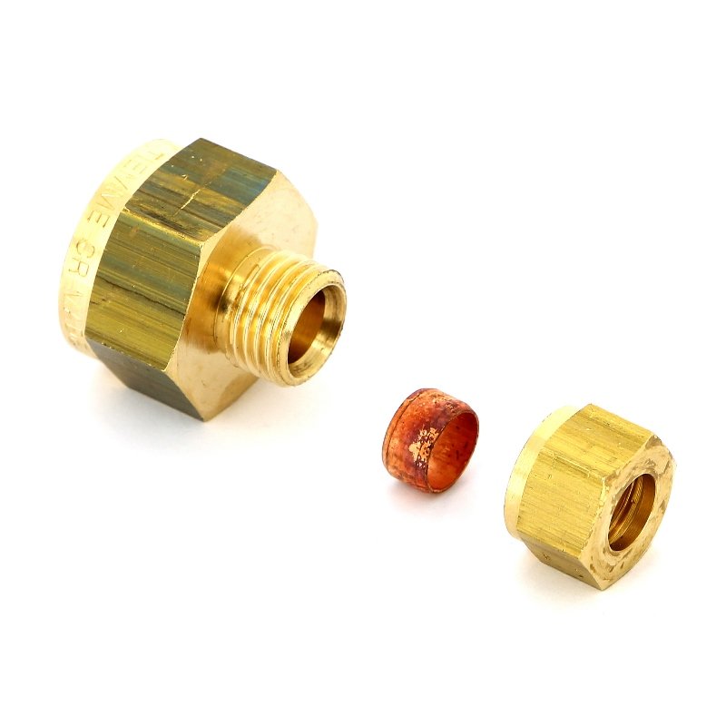 Муфта ВР 8 x 1/2" обжим TIEMME