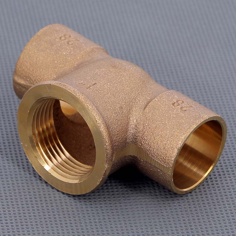 Тройник переходной под пайку ВР 28 х 1" VIEGA медный