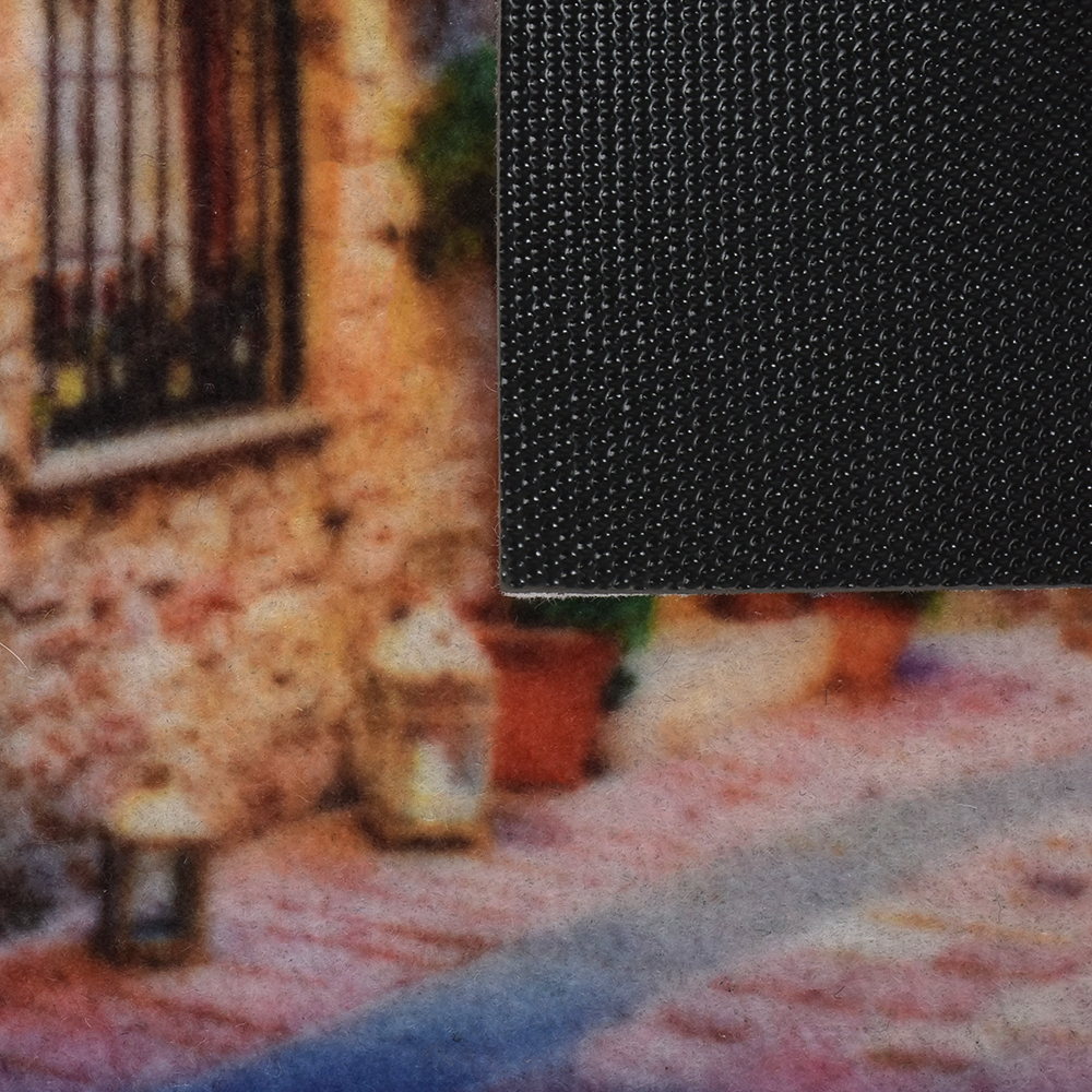 Коврик влаговпитывающий "samba" 40*60 см "старинная улочка" (1/15) "vortex" 24216