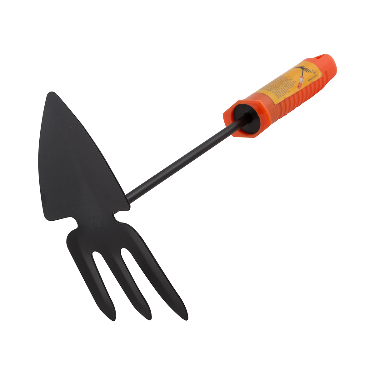 Мотыжка двойная 3 зуба 240 мм, пласт. ручка (1/24/48) "park" ls9505h