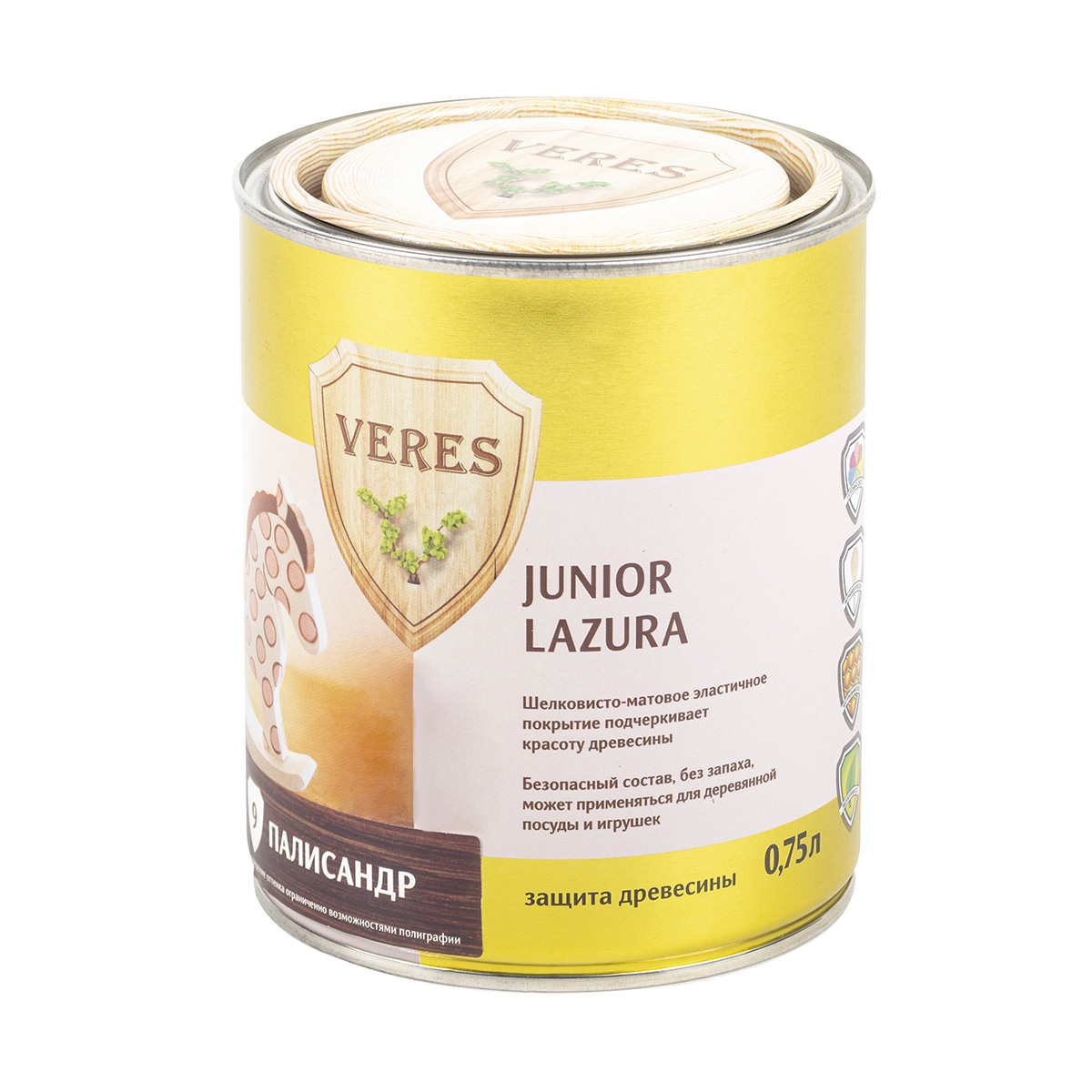 Верес джуниор № 9 палисандр 0,75 л (1/4) "veres"