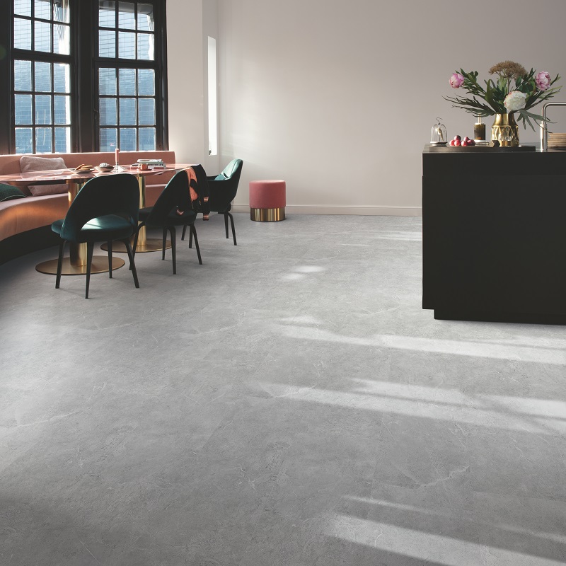 SPC Ламинат Quick-Step Volcano VSPC 20251 Мрамор светло-серый