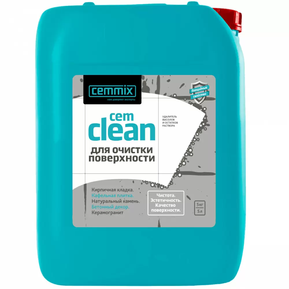 Cemmix CemClean очиститель для удаления высолов и ржавчины концентрат (5л)