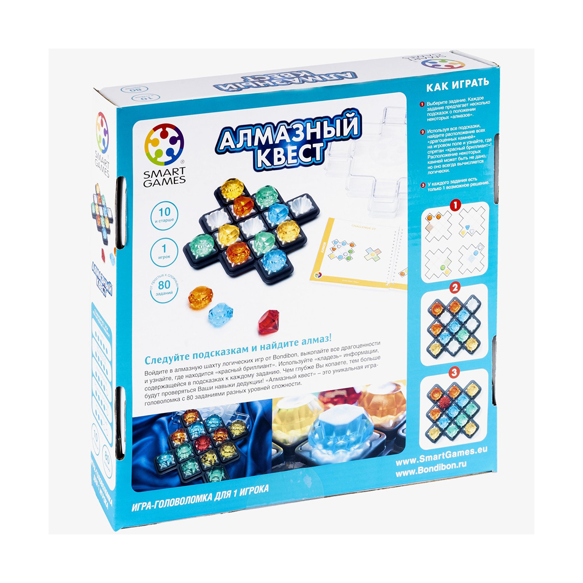 Игра логическая "алмазный квест" "bondibon" вв5261