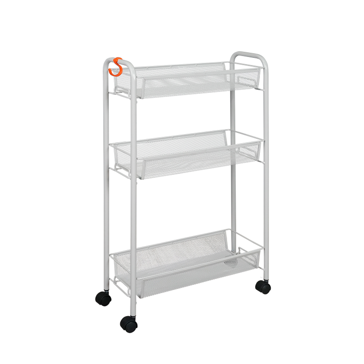 Этажерка "ладья 1к" 3 корзины (440*170*755 мм) на колесах, серый (1) э 321 с