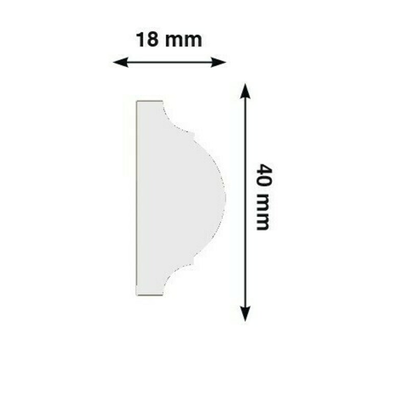 Молдинг HI WOOD D40/ 40 х 18 х 2000