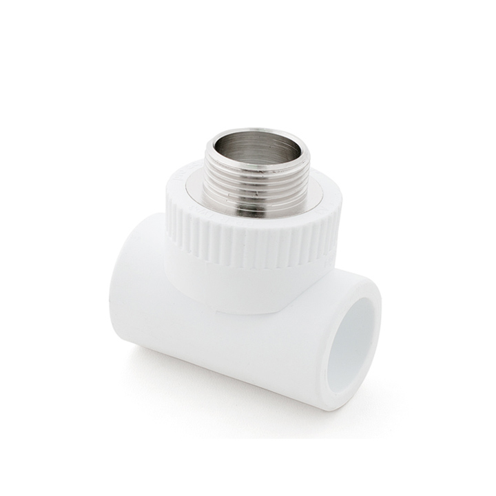 Тройник комб. наружн. резьба, полипропилен 25 х 1/2" (20/80) "ртп"