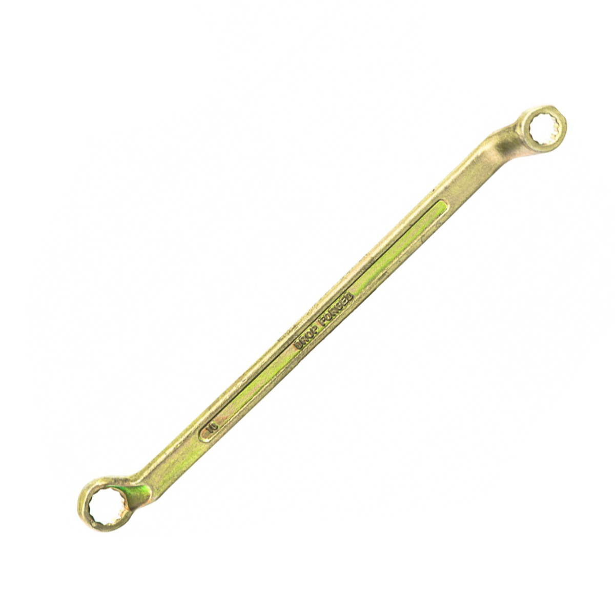 Ключ накидной 10 х 11 мм, желтый цинк (1/200) "сибртех"