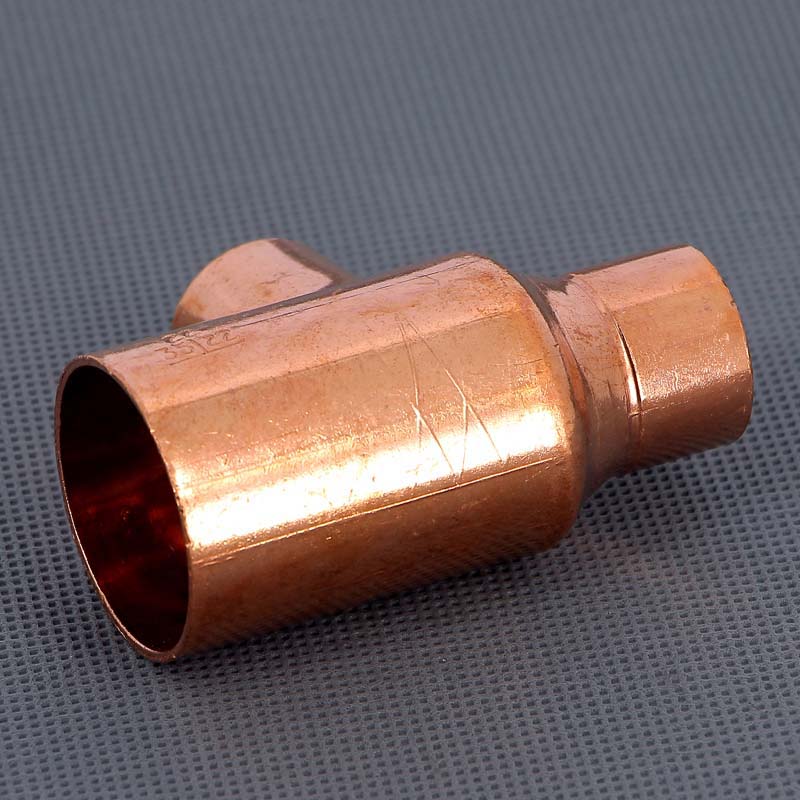 Тройник переходной под пайку 35 х 22 х 22 мм VIEGA медный