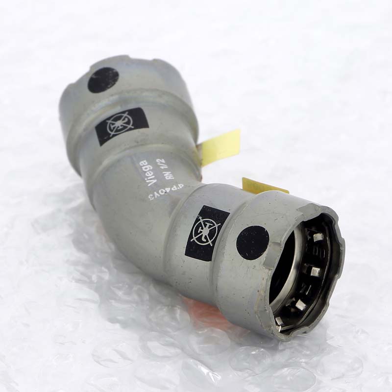 Угол 45 град. пресс оцинкованная сталь Megapress VIEGA 1/2"