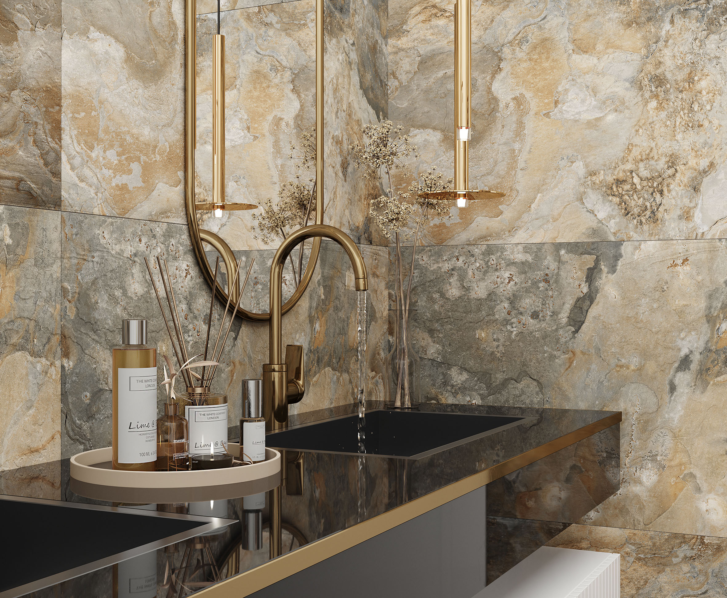 Oberon green керамогранит cтруктурный 60x120