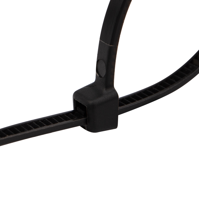 Хомуты нейлон 2,5 х 100 мм (набор 500 шт.), черные (1/60) "rexant" 07-0101-05