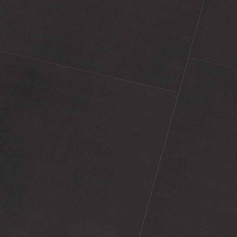 Кварц виниловый ламинат Wineo 800 Tile DB00103-3 L Solid Black Плитка черная сплошная