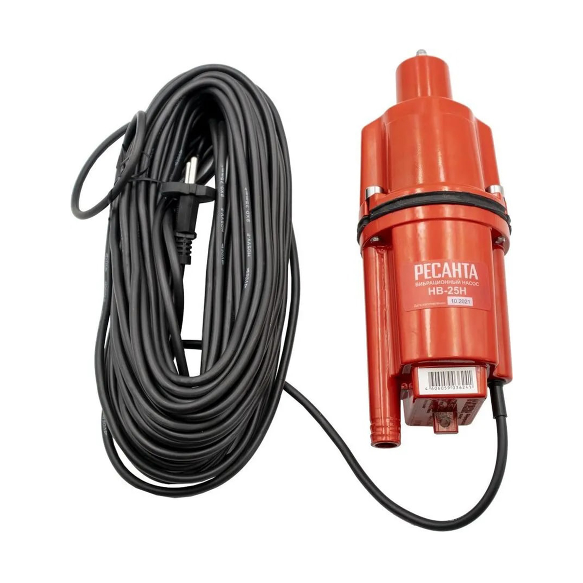 Насос вибрационный нв-25н с нижним забором (шнур 25 м) (1) "ресанта"