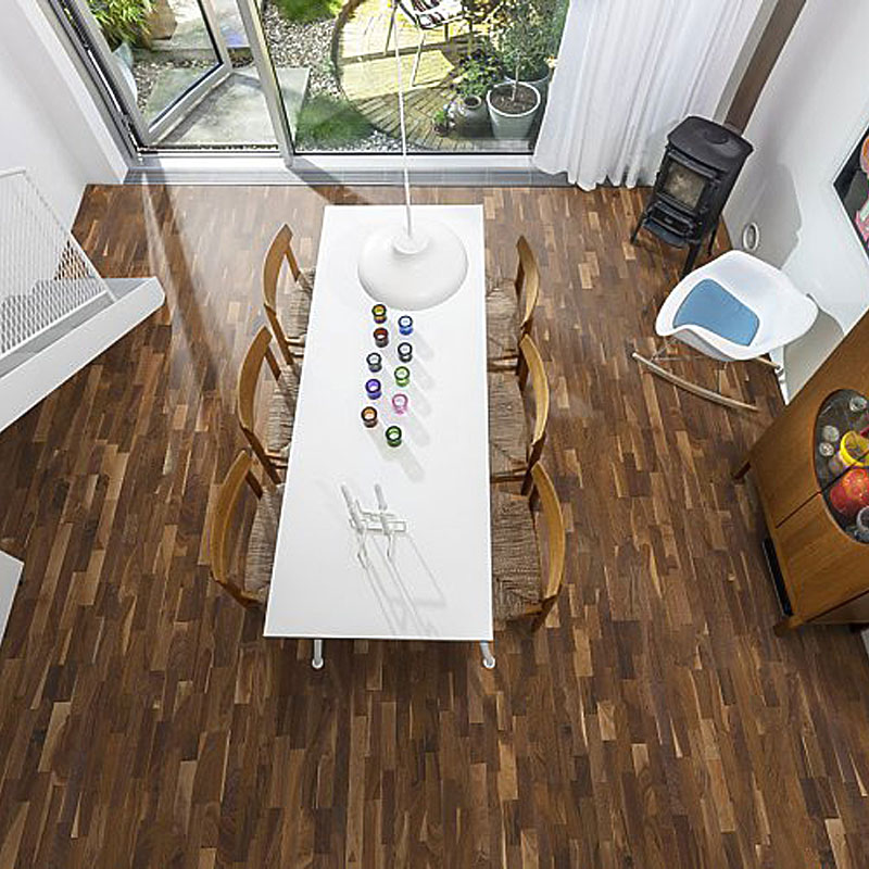 Паркетная доска Kahrs Original Американская коллекция Орех Хартфорд сатиновый лак трехполосный ORIGINAL WALNUT HARTFORD 3S