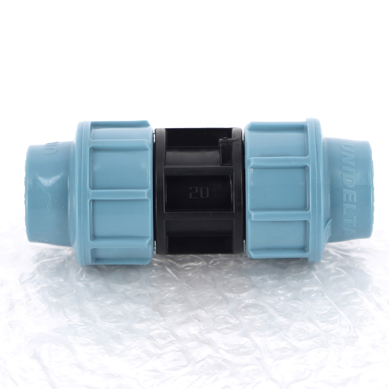 Муфта 20 мм под обжим для труб ПНД UNIDELTA